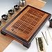 Produktbild Cotangle Chinesisches Kungfu-Tee-Serviertablett Traditionelle Chinesische Tee-Serviertablett chinesischer Klassiker Kungfu Tee Servierteller Teetablett Teekanne Trivets Cup Platte for Teahouse