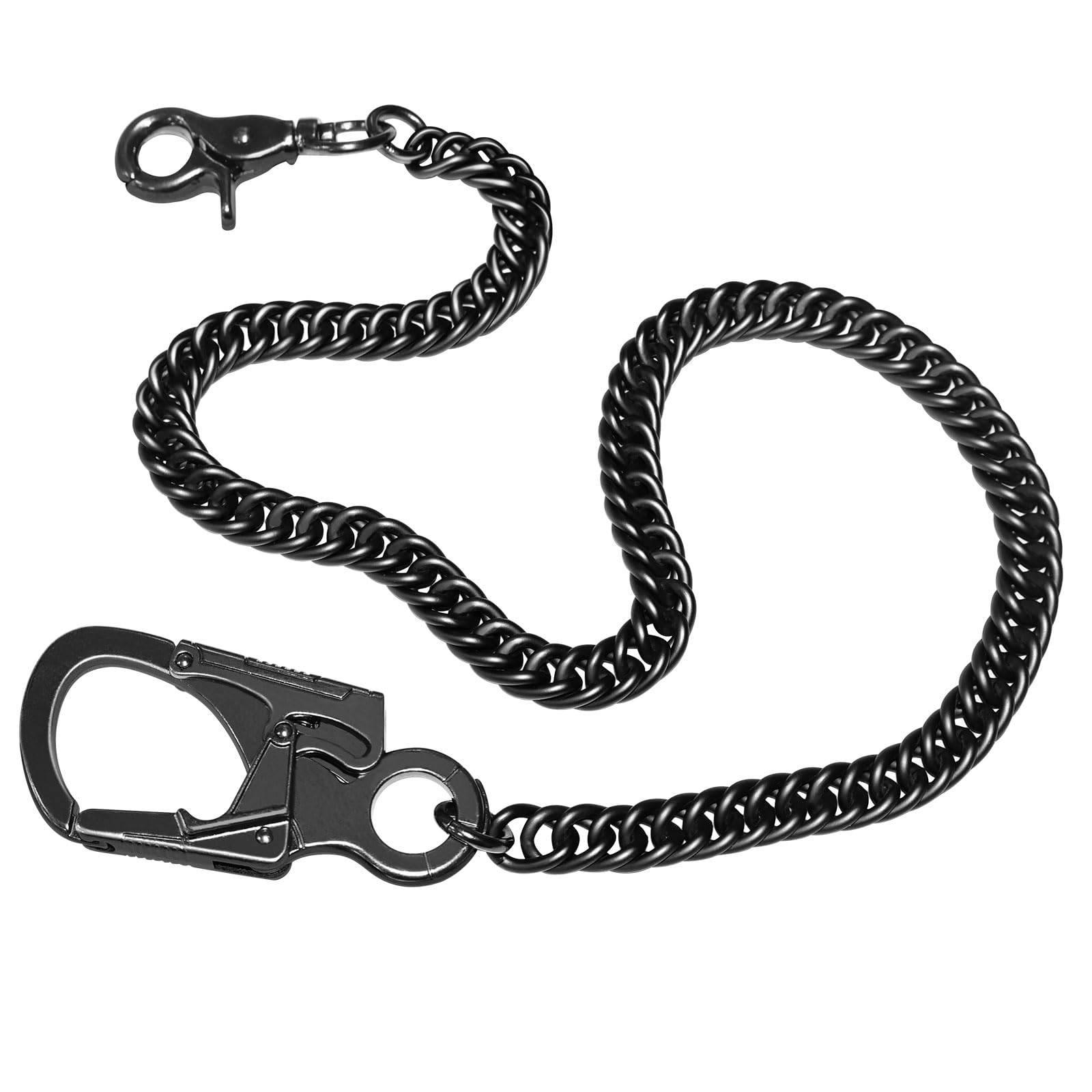 Ahiller Wallet Chain, 25''Heavy Biker Wallet Chain for Men, Anti Lost Keychain,Belt Chain,Pocket Jean Chain for Keys