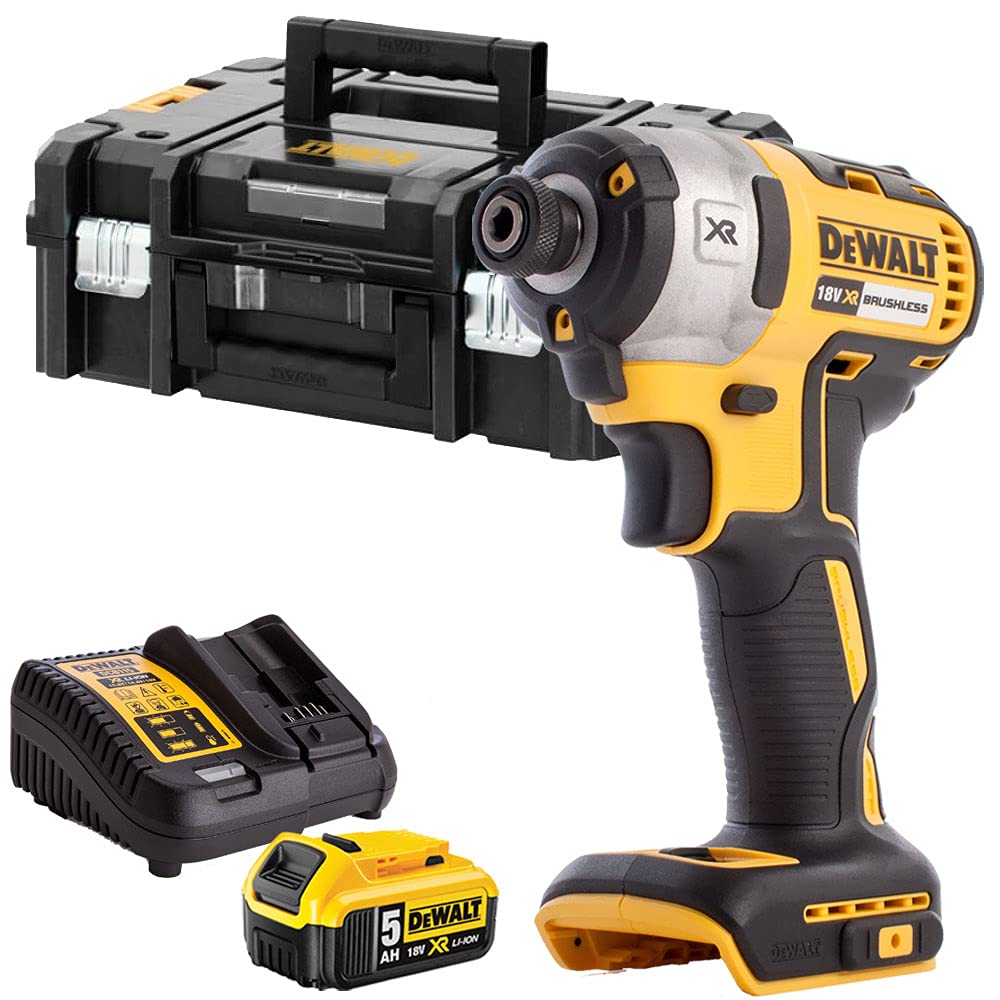 DeWalt DCF887N 18v Brushless Impact Driver with 5.0Ah, Charger & Case
