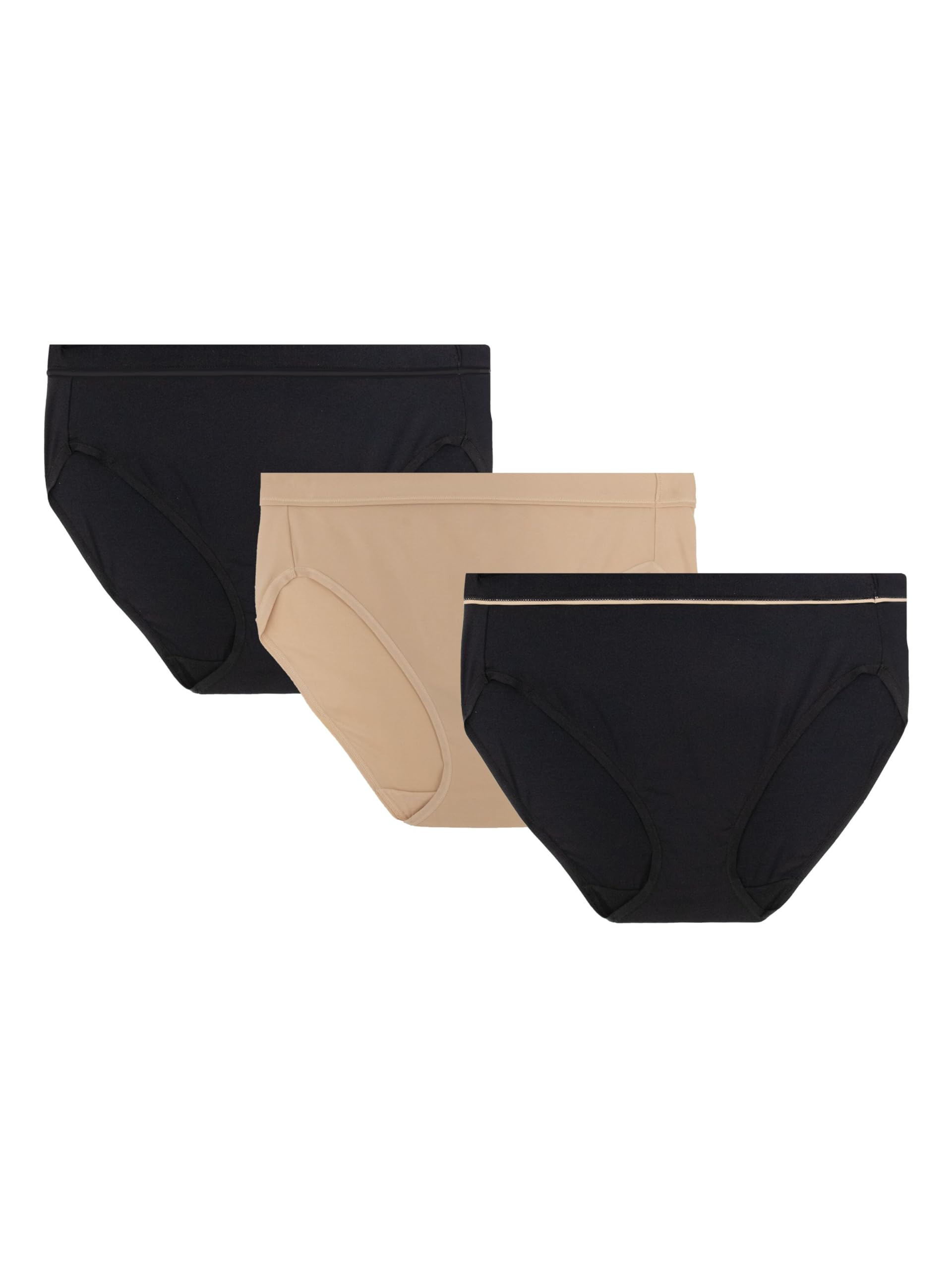 Vanity Fair Women's Underwear Pack of Beyond Comfort Ultimate Stretch Panties