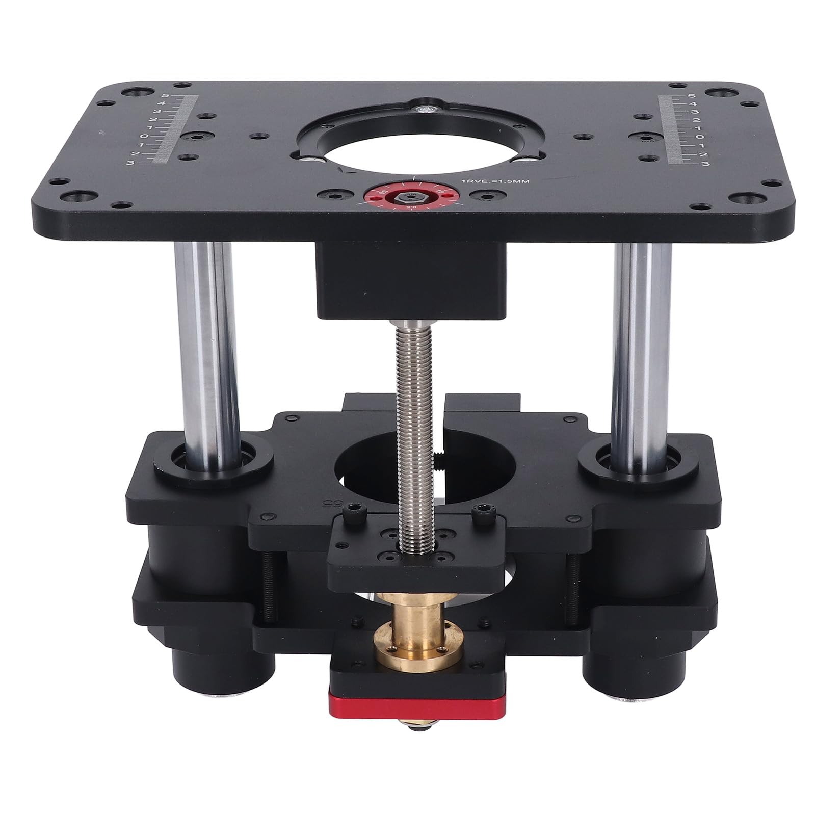 Generic di Sollevamento del Tavolo del Router Utensile Rotante Durevole in Lega di Alluminio per Progetti di Lavorazione del Legno Facile Regolazione Dell'altezza