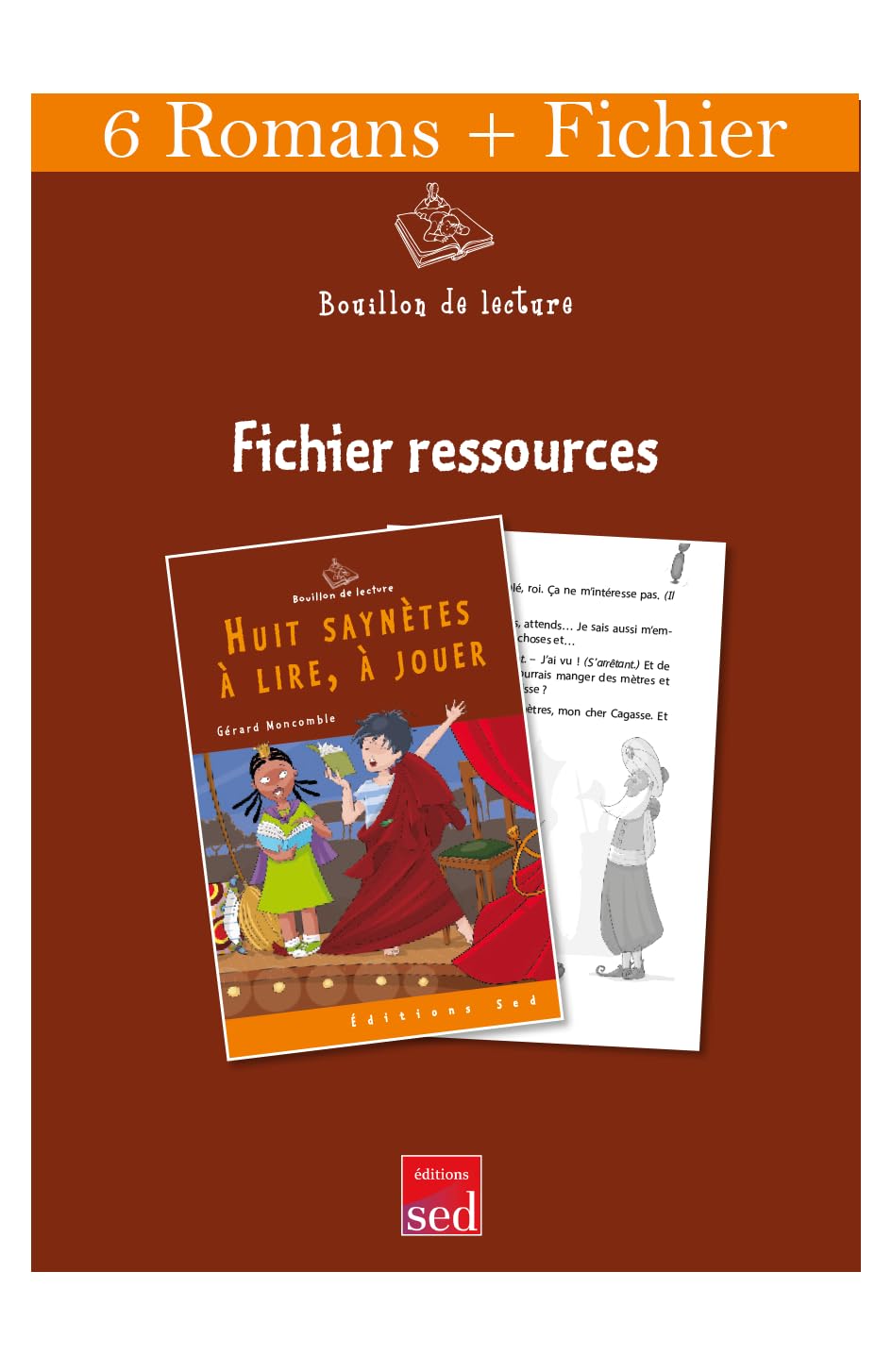 8 saynètes à lire à jouer: 6 livres + fichier, cycle 3