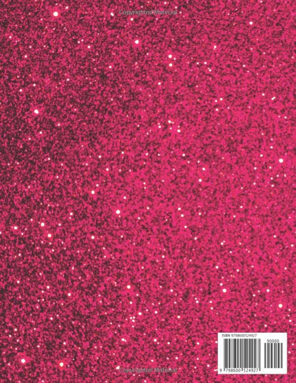 Modern Calligraphy Practice: 160 Sheets Calligraphy and Handlettering Paper Practice for Beginners - Modern 160 Sheet Pad with Slanted Angle, Dot ... and Handwriting Practice Lines Pink Glitter image 2
