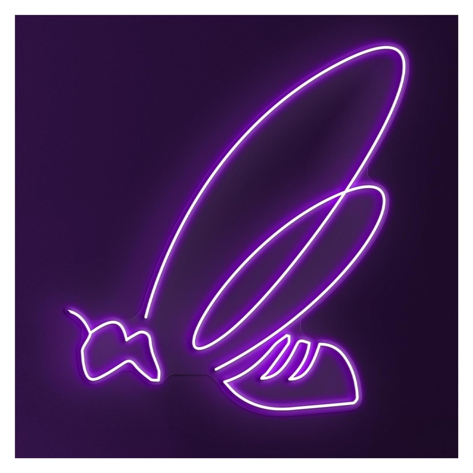 RONGCH Hanging Art Neon Signs Bee Neon Sign, Suitable for Kids Room Wall Decor with Brightness Adjustable 38cm(F)