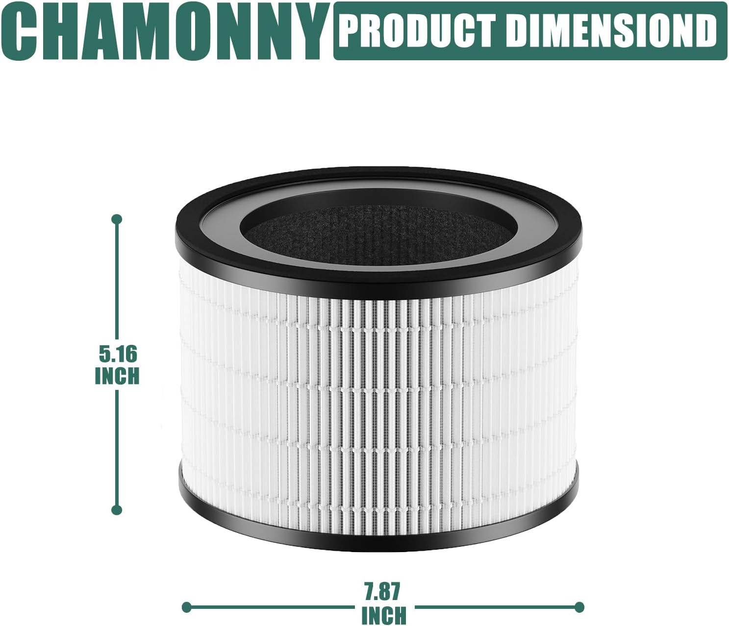 MAF-02 Filter Replacement, Compatible with Miko IBUKI M MA-02CW Air Purifier MAF-02/970 Sqft, 3-in-1 H13 True HEPA Filter and Activated Carbon Filter, 2 Pack - Image 5