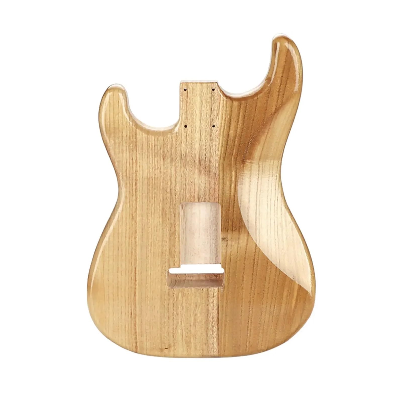 Cuerpo de guitarra eléctrica, pastillas SSS pintadas de madera maciza, perno en blanco en tacones, accesorio de repuesto de guitarra artesanal artesanal
