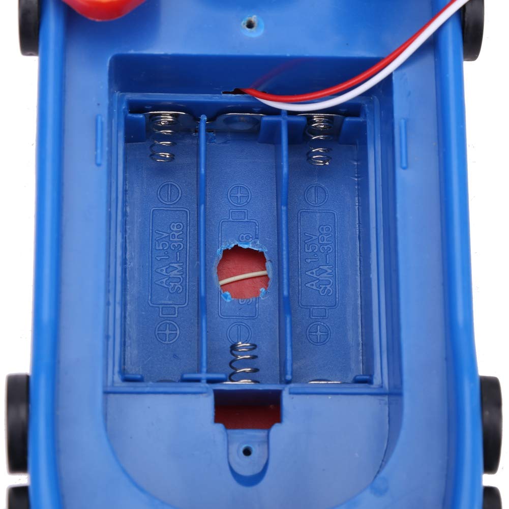 Barco de Juguete para Niños, Barco Rociador de Agua con Sonido y Luz de Flash para Diversión, Plástico Rojo/
