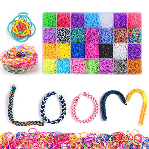 QWICK CLICK Colourful DIY 4200 Rubber Bands with Rainbow Loom Band Kit for Making Bracelets, Multicolor (B092BMKJTJ) Amazon Price History, Amazon Price Tracker