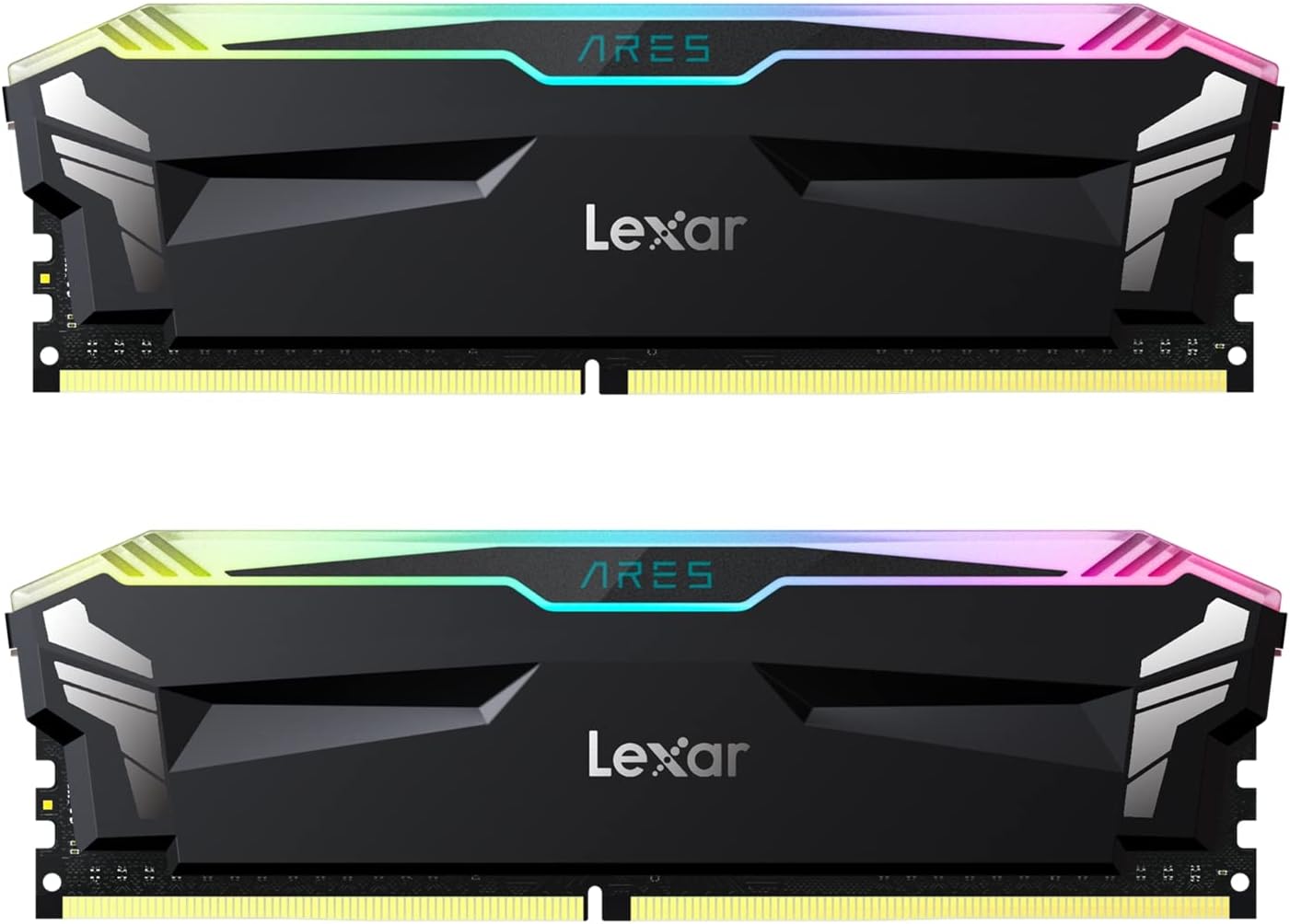 Lexar ARES RGB DDR4 RAM 16GB Kit (8GBx2) 3600 MHz, 288-Pin U-DIMM Desktop Memory, LED Lightning DRAM Gaming Memory, XMP 2.0 High Performance Computer Memory (Black) LD4BU008G-R3600GDLA …