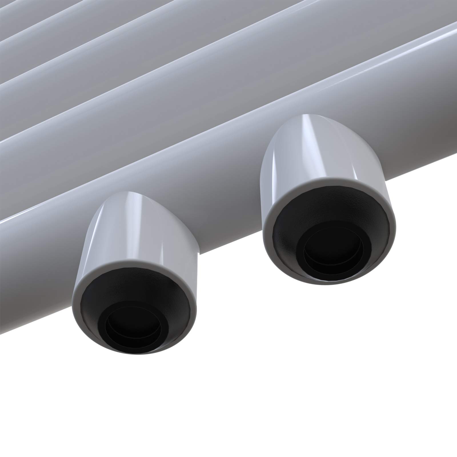 SONNI Grzejnik łazienkowy 1200 x 500 mm suszarka na ręczniki biały 490 W Design ogrzewacz do ręczników łazienka przyłącze środkowe ogrzewanie