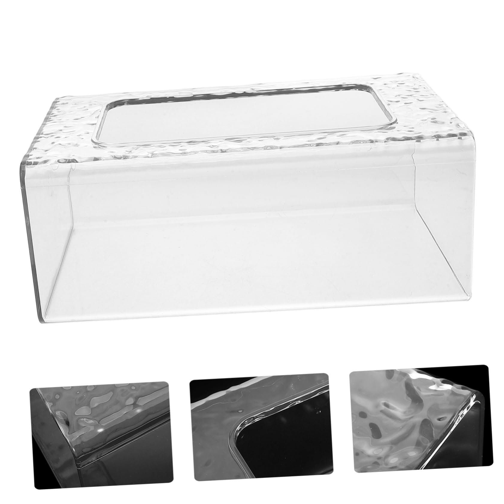 MAGICLULU 3Er-Box Taschentuchbox für die Wand über wischen Badezimmer Tissue Box Halter Wandmontage Tissue Box Halter tischdeckenklammern serviettenhalter Taschentuchboxen im Schlafzimmer