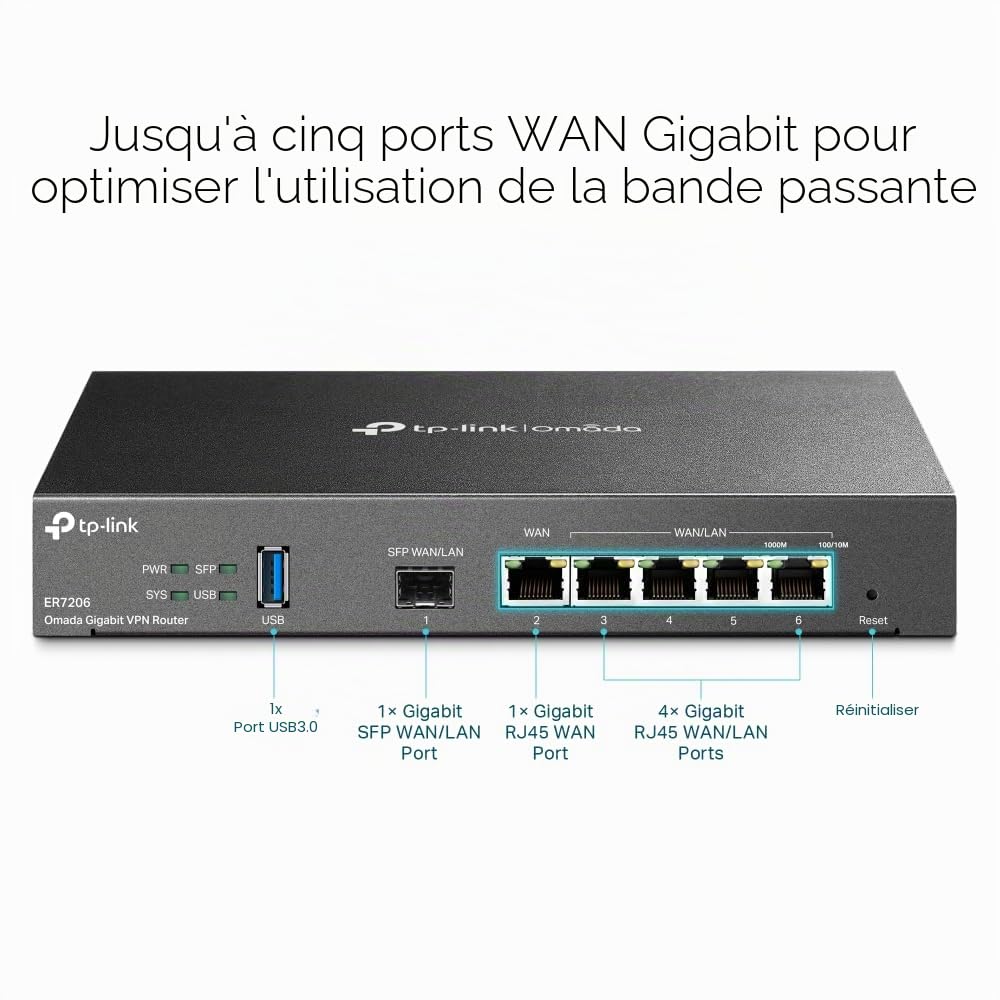 TP-Link Safestream TL-Er7206 - V1 - Router - Gige