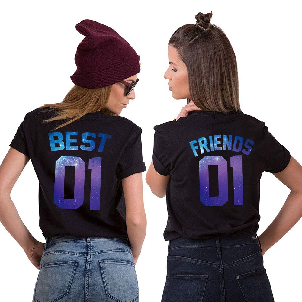 Matching Shirts for Best Friends T-Shirts BFF Shirts for 2 Girls Birthday Gift