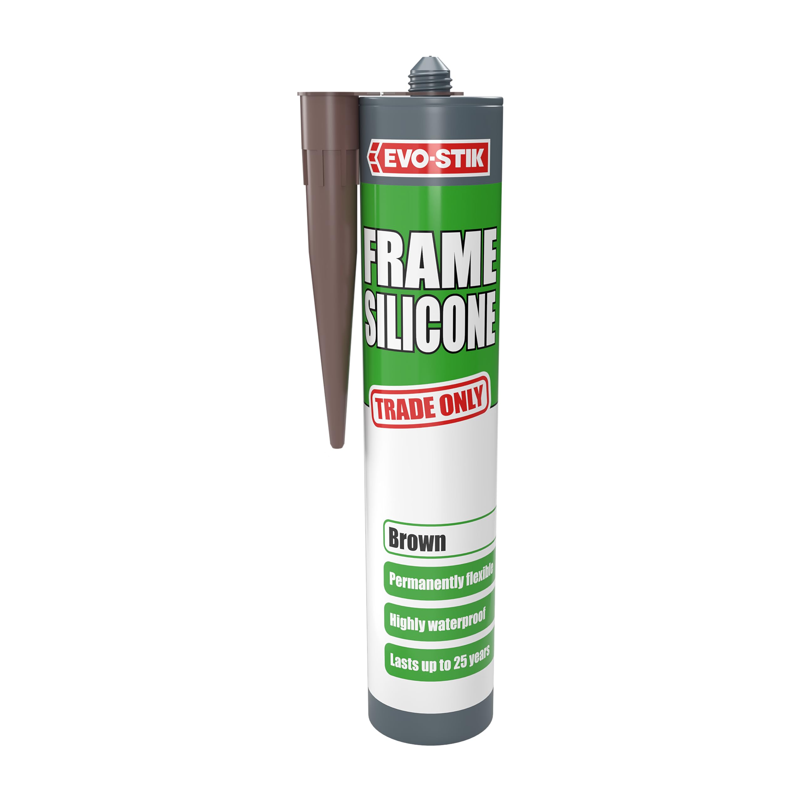 Evo-Stik Brown Frame Silicone Sealant C20 - 290Ml