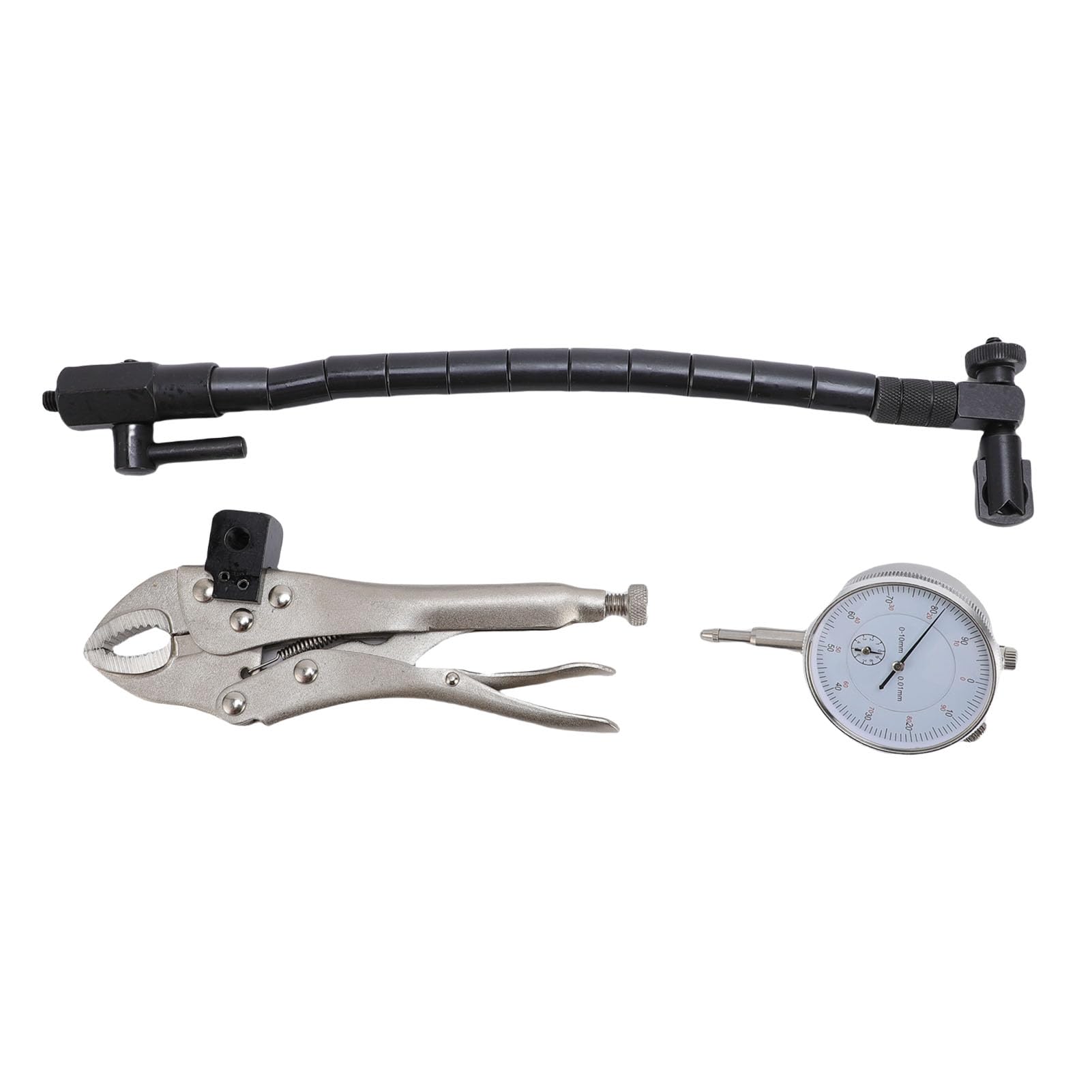 Juego de Medidores de Rotor de Freno de Disco Solución de Almacenamiento Conveniente con Estuche de Plástico para Facilitar el Transporte Eje Flexible para un Proceso de Medición Fluido