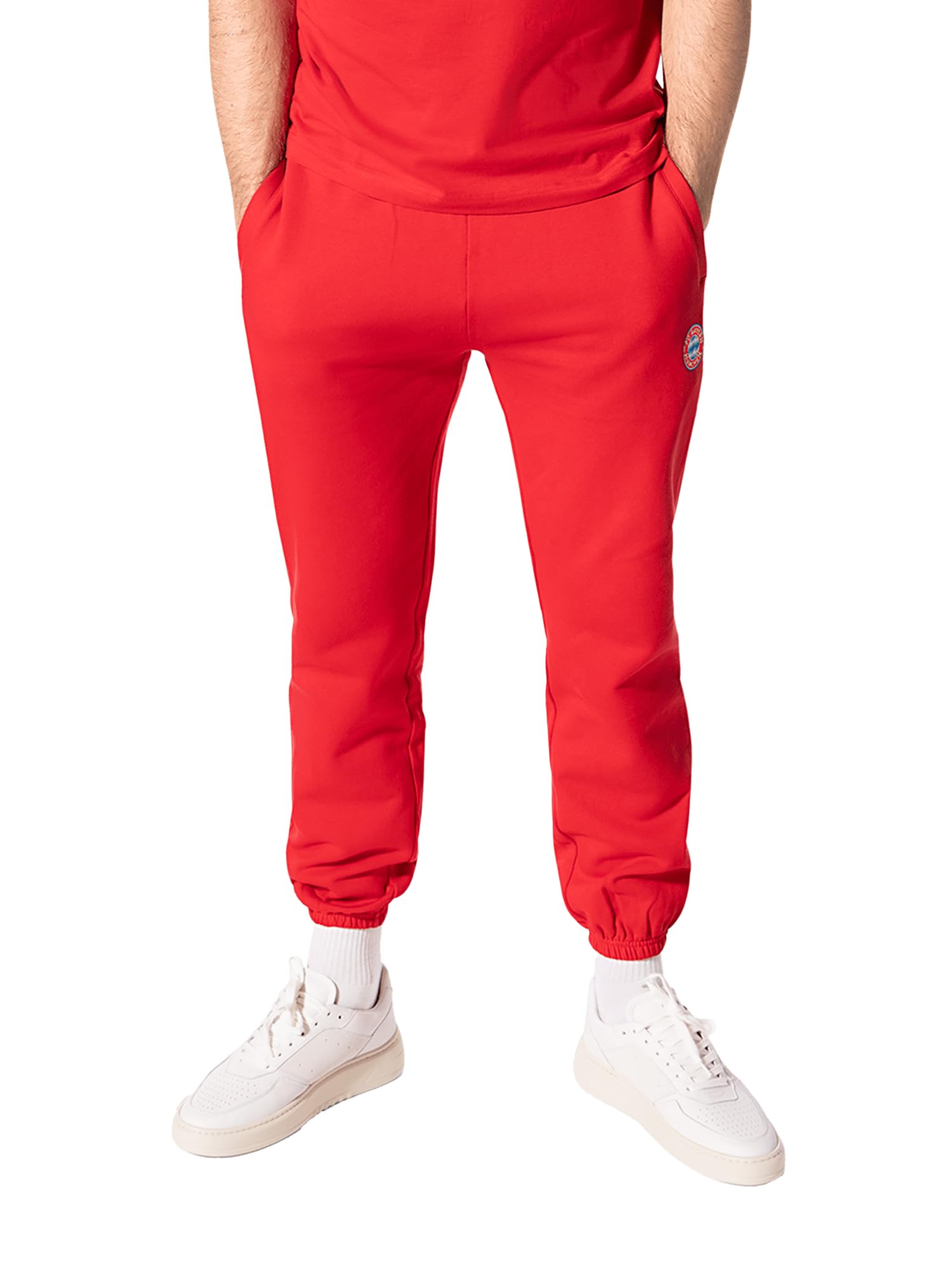 FC Bayern München I Sweatpant I Jogginghose I Essential I Herren I Rot
