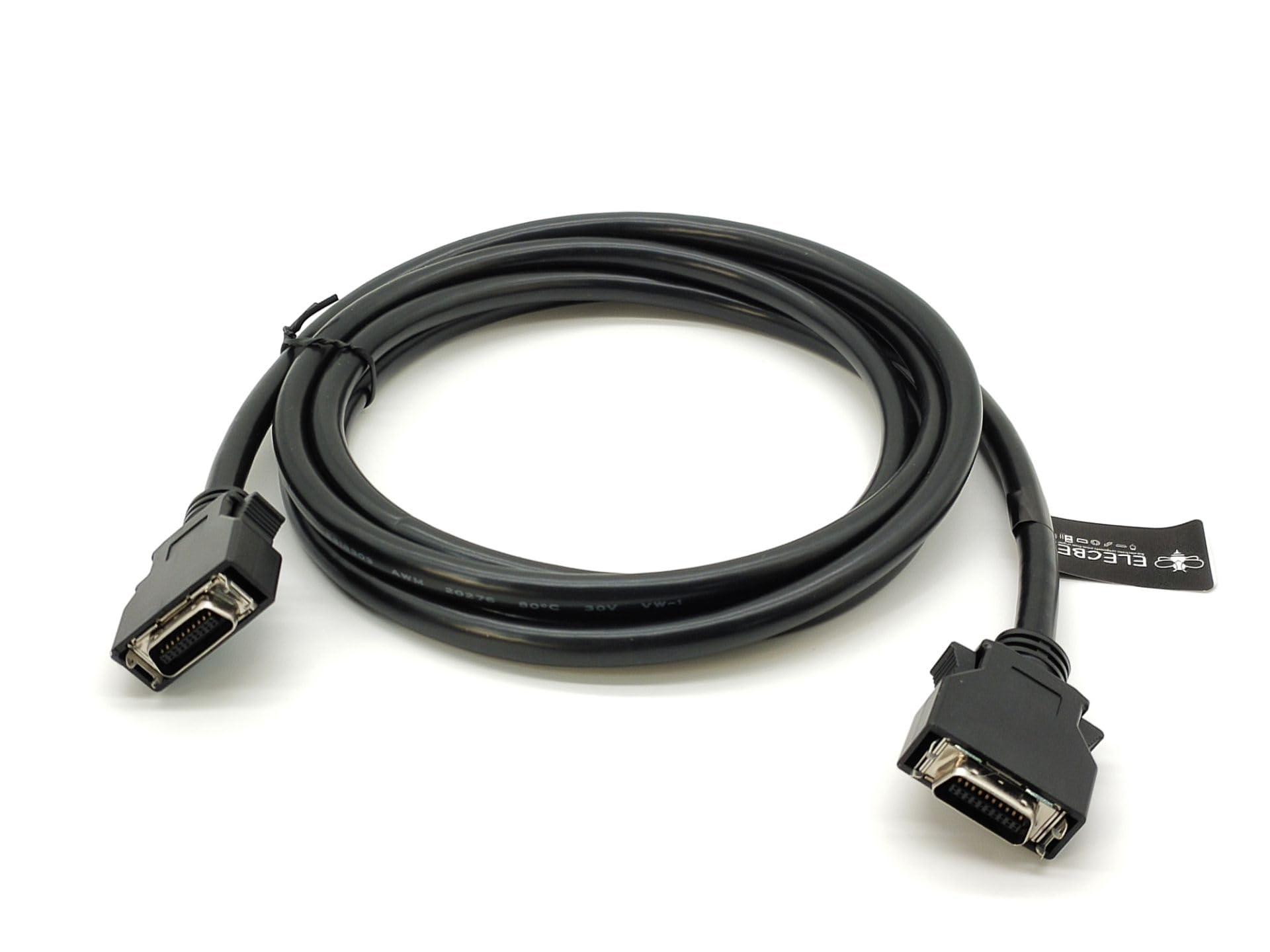 Elecbee SCSI MDR 20 pin maschio a maschio connettore a scatto diritto con cavo servo 2 m