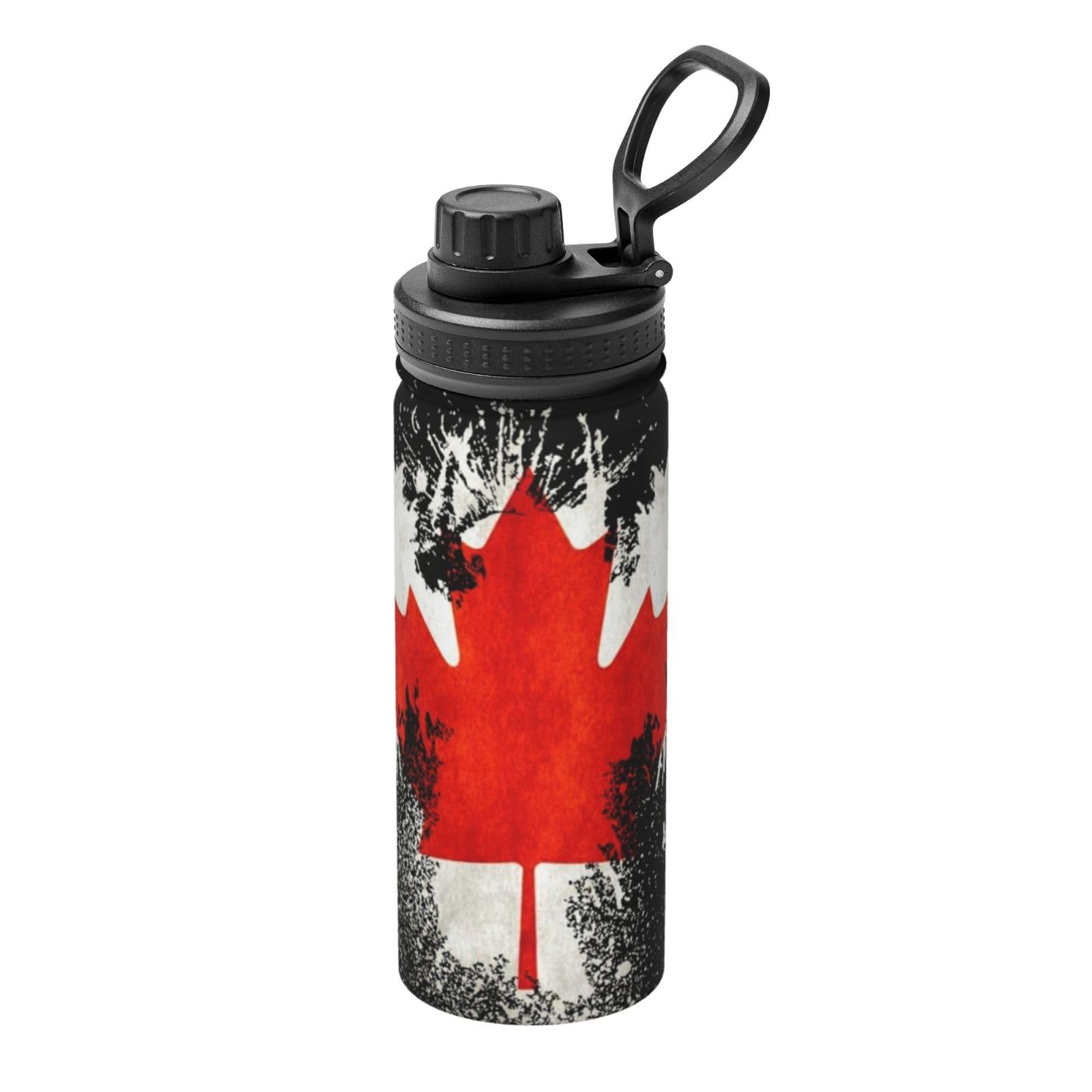 Amazon | 水筒 カナダ国旗 イーグル スポーツボトル 大容量 水筒カバー