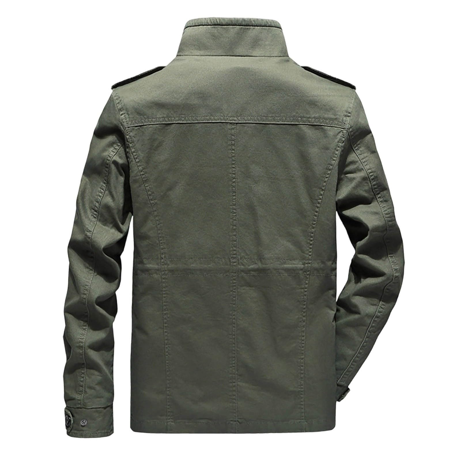 Chaqueta informal para hombre, color liso, para deportes al aire libre, man