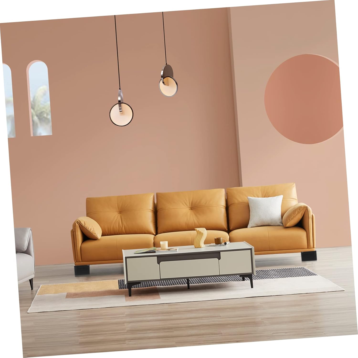 Garneck Risers for Bed 4 Inch Multi-Furniture Lifters Sturdy Construction Easy to Install