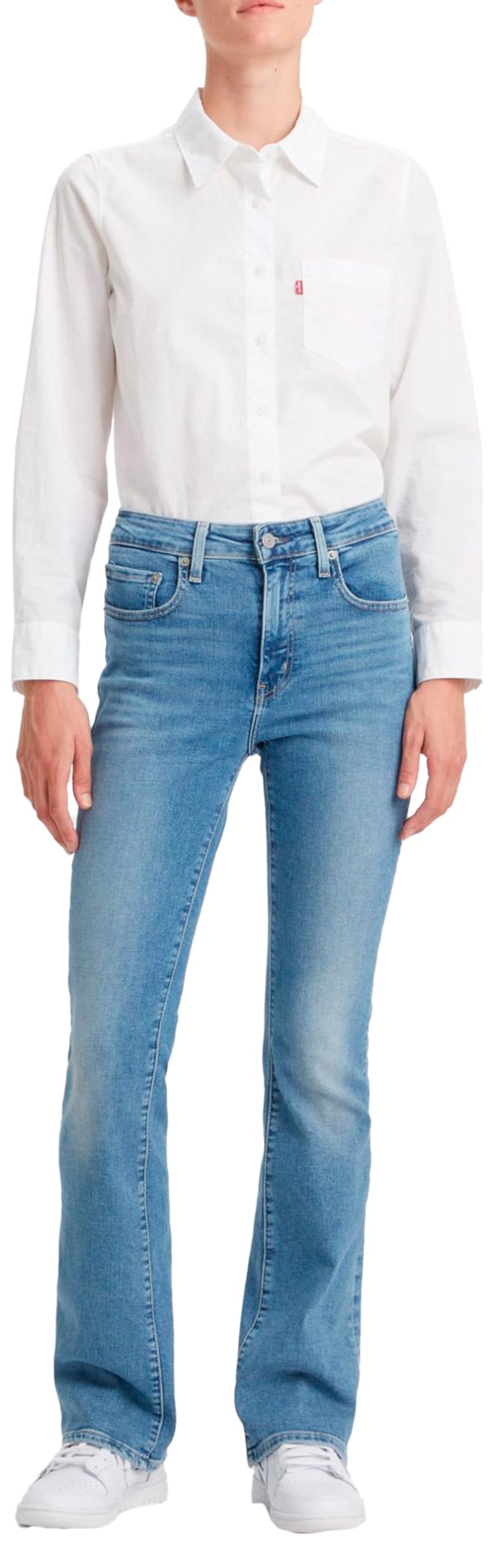 Levi's 725 High Rise Bootcut Women's Jeans, Blue Wave Light, 31W / 32L