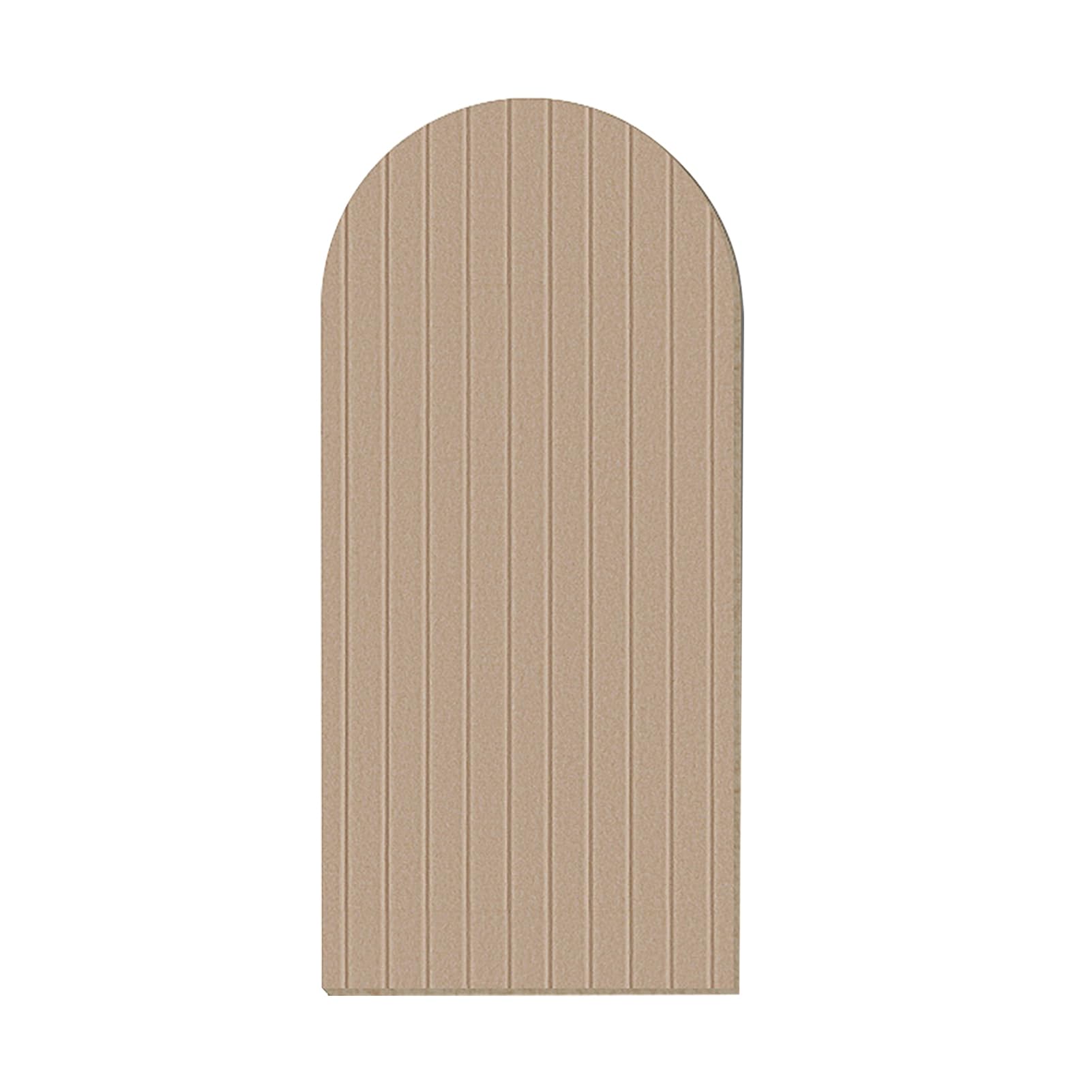Curved Felt Bulletin Board,Arched Design Beige Fabric Display Panel, No-Tools Installation Memo Board for Home Or Office,Durable Polyester Felt for Photos, Notes, and Ideas Camel XL