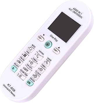 KT-E08 Replace Remote Control fit for LG/Samsung/Midea/Sharp/TCL/Aucma/AUX