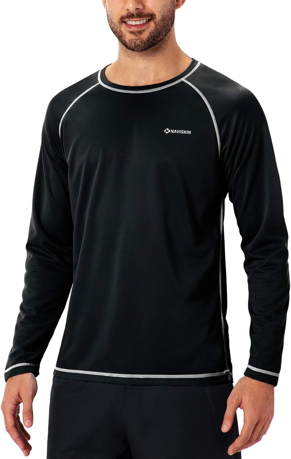 NAVISKIN Men's Long Sleeve Rash Guard UPF 50 Quick Kenya Ubuy