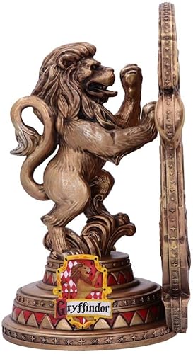 Nemesis Now Sujetalibros con licencia oficial de Harry Potter Gryffindor de 7.9 in, color dorado