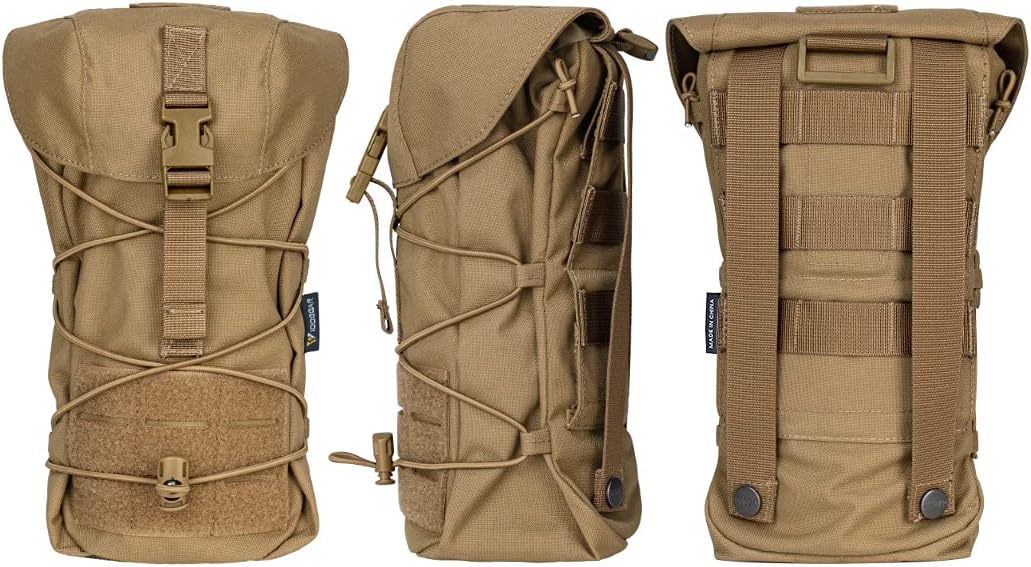 IDOGEAR Tactical Pouch Molle Drawstring Magazine Dump Pouch Mag Recycling Pouch Universal Bag - Image 2