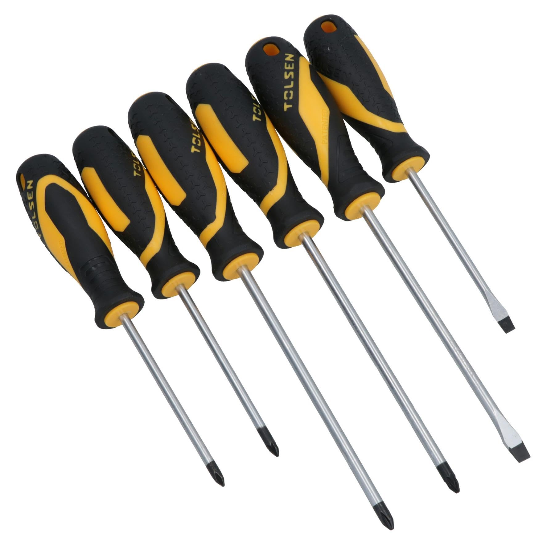 Tournevis plats et cruciformes durables à manches ergonomiques
