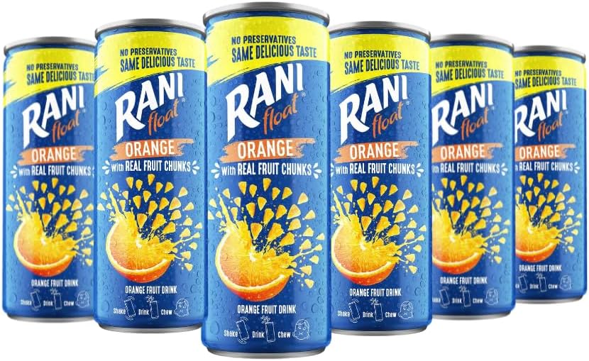 Float Orange Flavor Fruit Drink | Fruit Drink | Orange Fruit Drink | PACK OF 6-240ml EACH