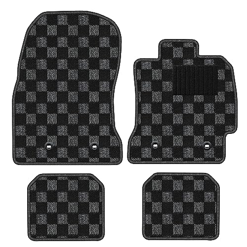 Aviles BRZ ZC6 フロアマット AT MT【16色から選択】(10:BIGチェック × グレー)