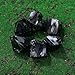 Apengshi 1.2-2'' Obsidian Raw Stone Natural Crystal Healing Crystal and Stone Rough Rocks for Fountain Home Garden Decor Meditation