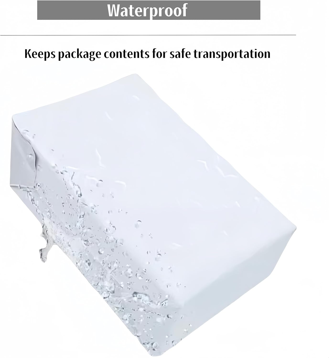 White Poly Mailers 11x14.5 Inches Waterproof Self Sealing Shipping E Commerce Bags for Apparel and Non Fragile Items 10 Pack - Image 6