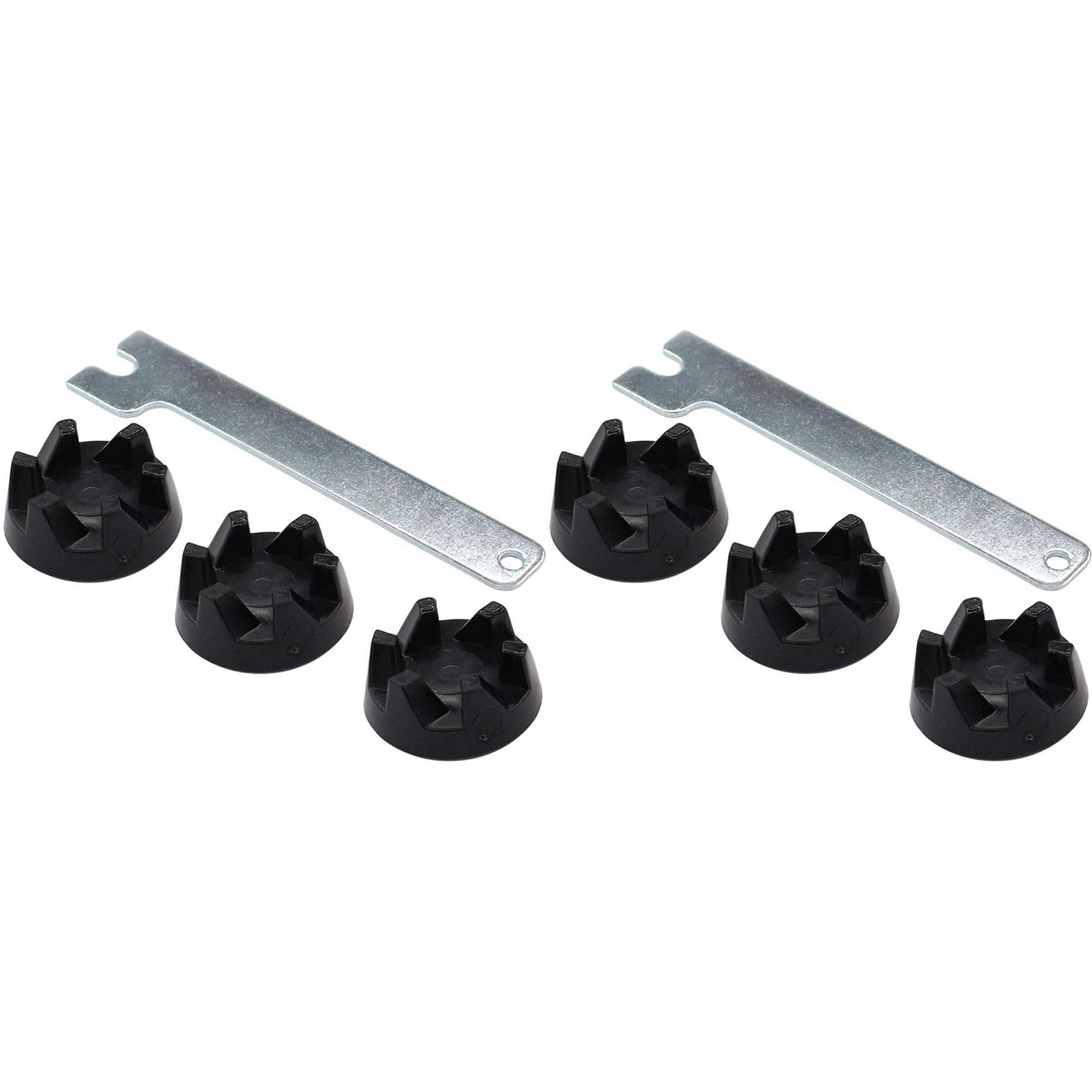 Vjsujehgy 6x 9704230 Blender Drive Coupling with Spanner Wrench Tool Replacement for Blenders WP9704230VP WP9704230