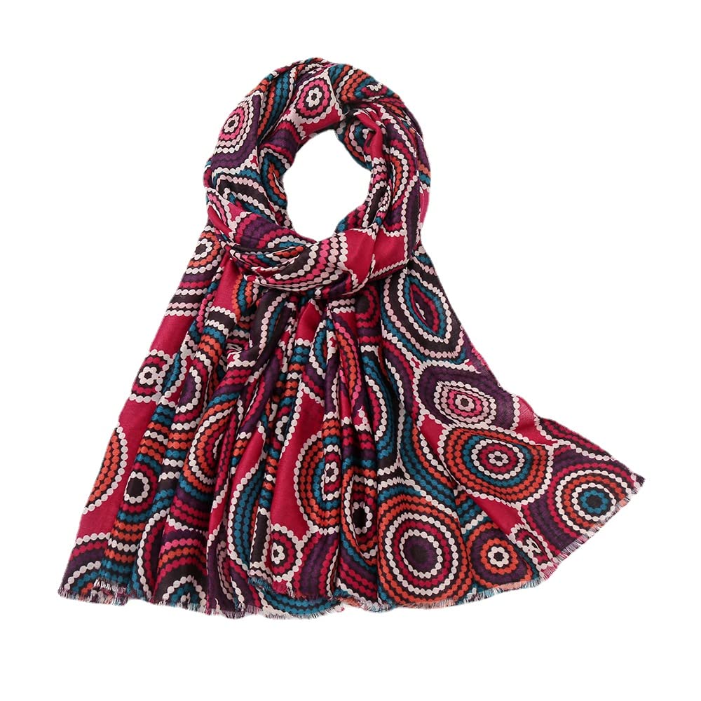 LJGFW Spring And Autumn Bohemian Style Flowers Scarves Turbans Headband African Hijab Shawls Wraps Bandana Malaysia Scarfs