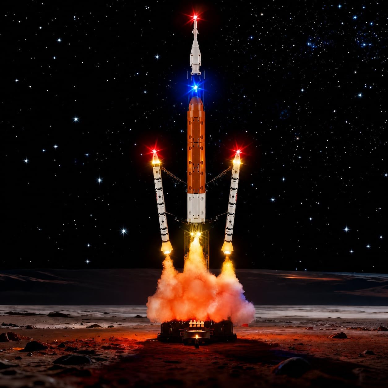 BrickSoul Light Kit Compatible with Lego NASA Artemis Space Launch System Rocket 42221 Building Set, Accessories Lights Only, No 42221 Model, Upgraded Touch Control & Dimming