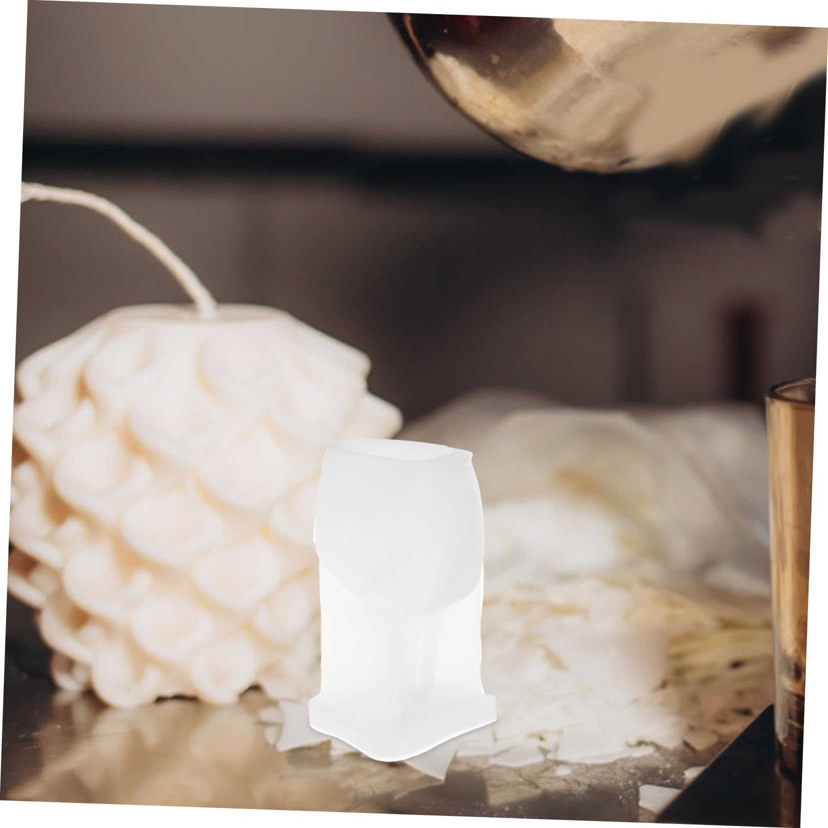 Moule Silicone Croissant Pour Bougies Et Fondant - 10 X 8,5 X 5 Cm - Démoulage Facile - Pâtisserie DIY - 9
