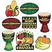 Multicolor Happy Kwanzaa Cutouts - 8 Pcs.