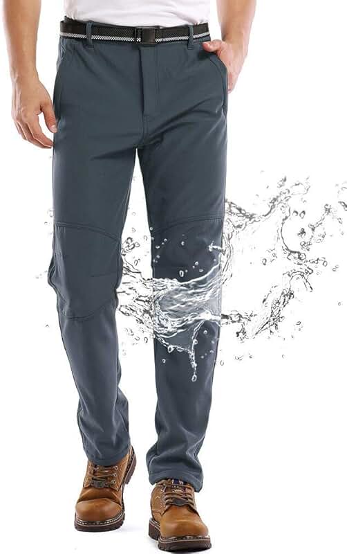 Amazon.co.uk mens fleece lined waterproof trousers