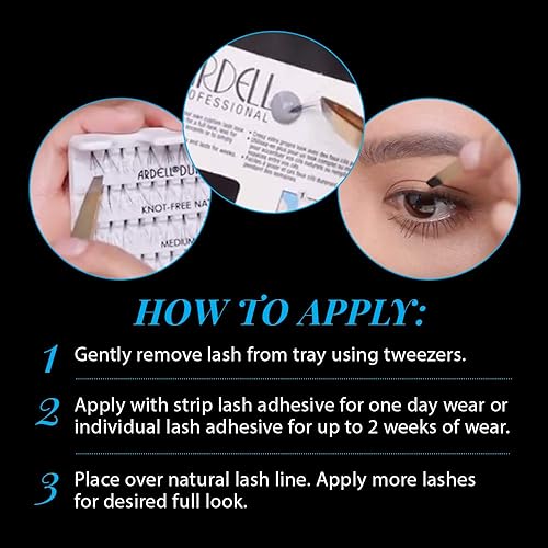 Miniatura 4 de Ardell Individuals - Paquete de 4 pestañas postizas color negro