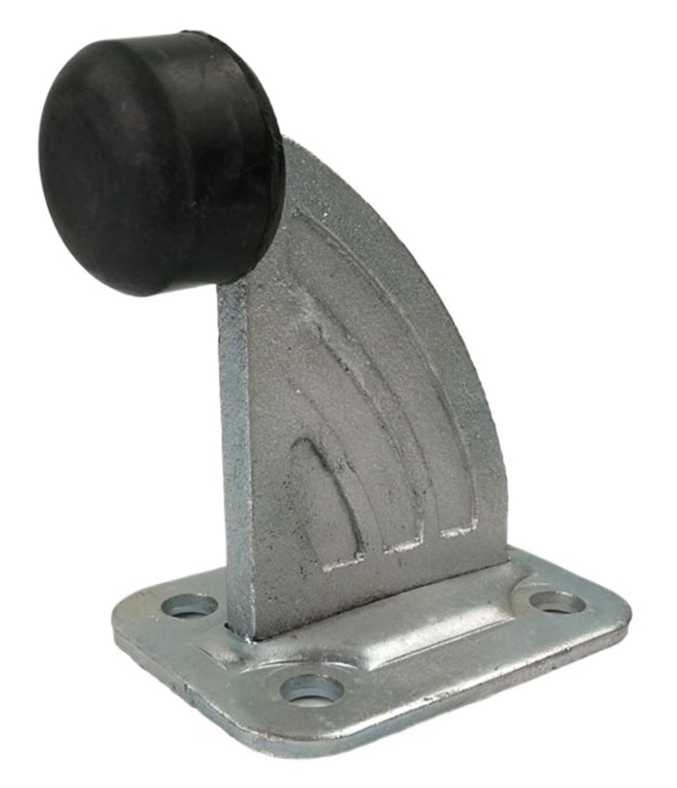 Butoir de porte en caoutchouc anti-collision avec base fixée pour maison