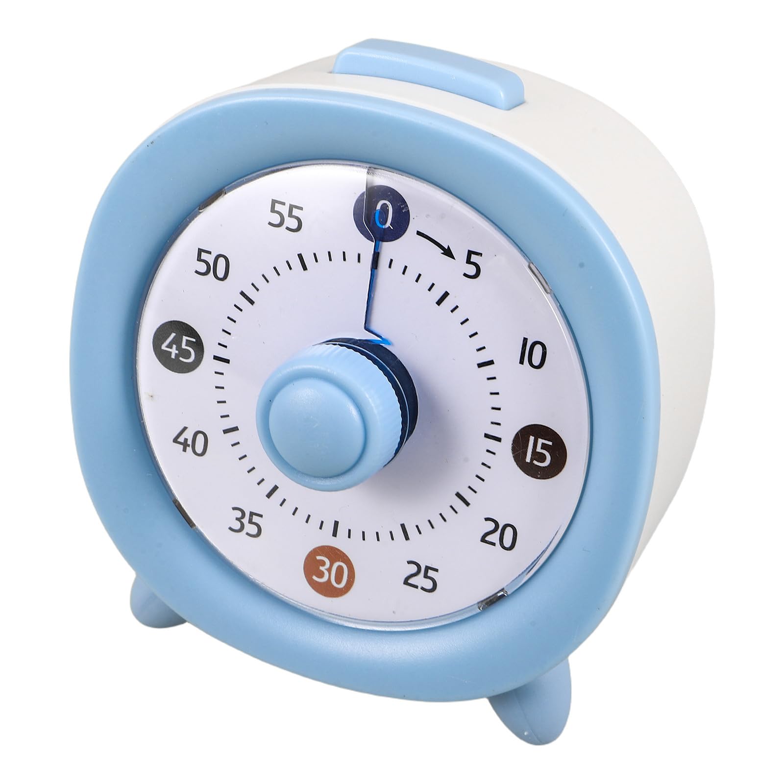 Temporizador visual para cocina y aula con disco de 60 minutos y diseño silencioso