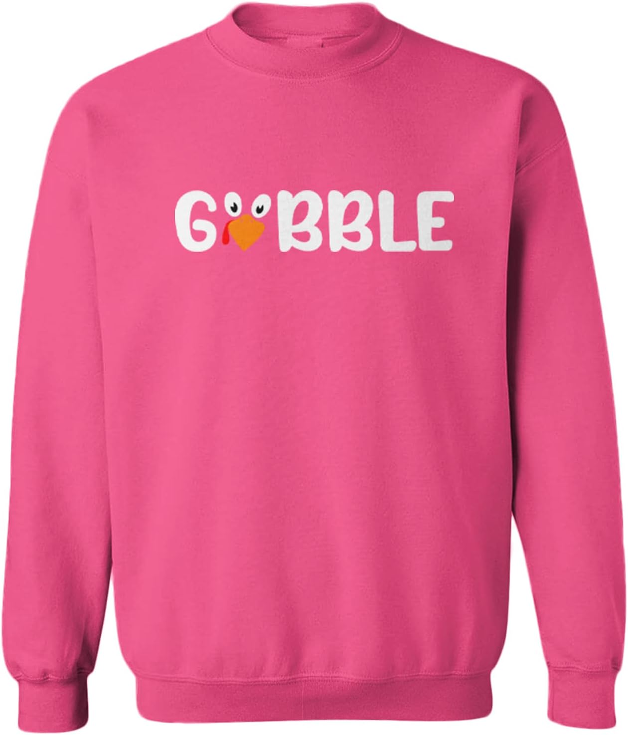 Tcombo Gobble - Turkey Day Thanksgiving Toddler Fleece Crewneck Sweater