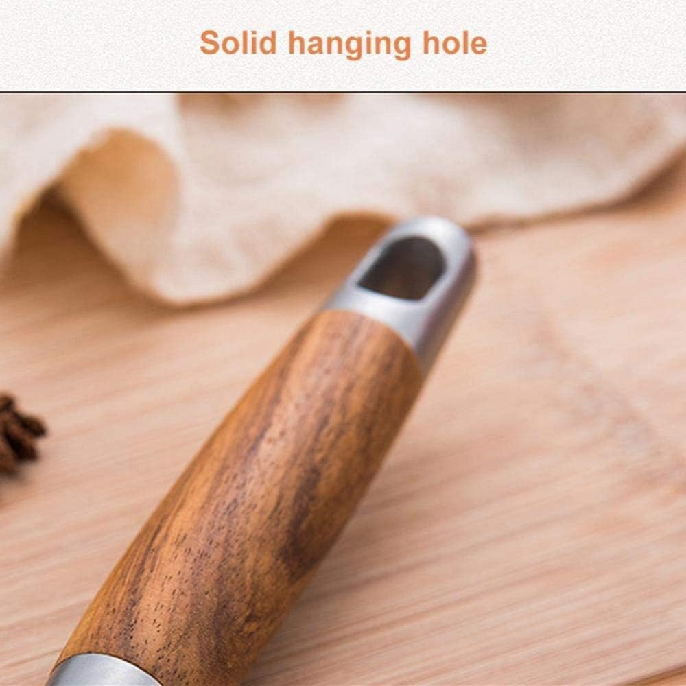 Noodle Spoon Stainless Steel Pasta Server with Wooden Handle Durable Food Grade