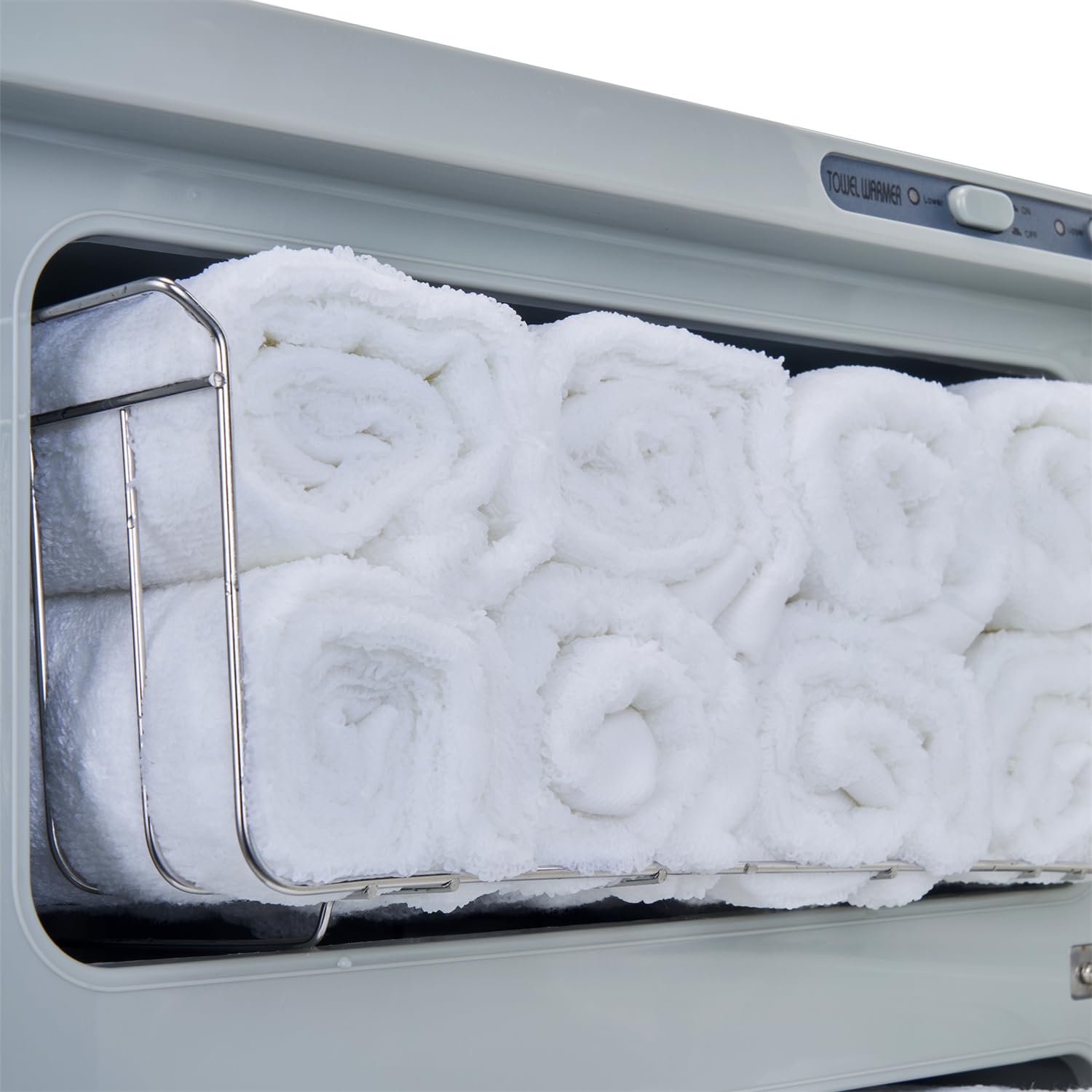 Master Massage Calentador de toallas de 35 l, 2 puertas, calentador de toallas, calentador de toalla, armario para hotel, peluquería, masaje, spas