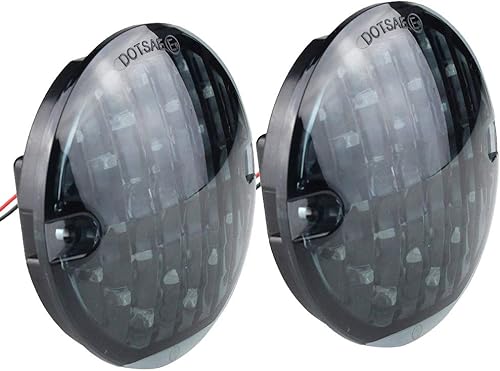 Miniatura 4 de ZYTC - Juego de 2 micas Touring OEM ahumadas de 3.25 pulgadas para motocicleta Harley Davidson, Electra Glides