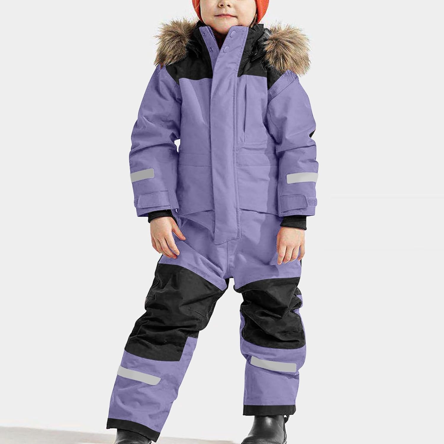 Snow Suit for Kids Girls Boys One Pieces Snowsuit Trendy Windproof Winter Outdoor Overalls Snowboarding Ski Suits
