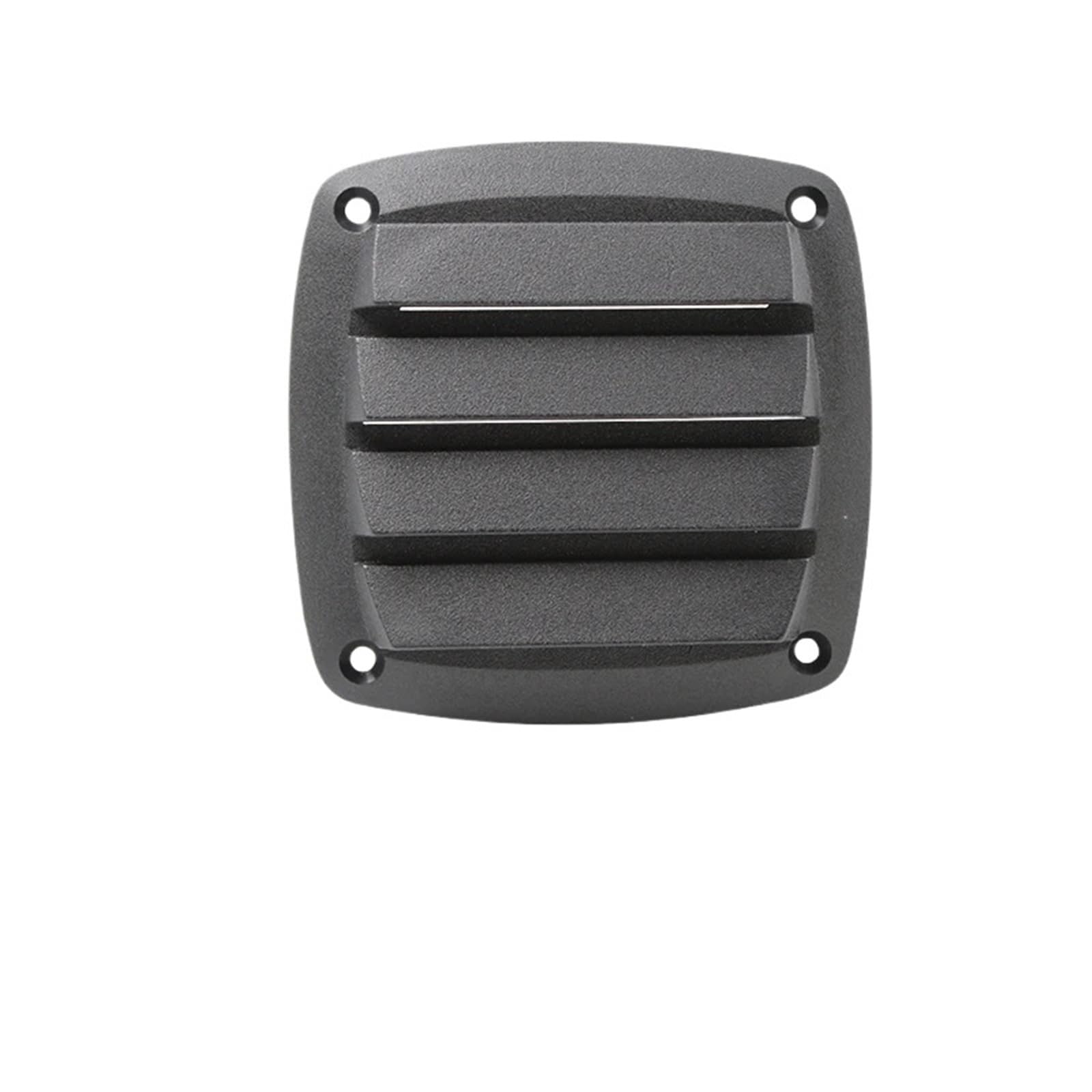 Fdbtyjn 4 Inches Black Vent Cover Vent Cover Plastic Air Vent Ventilator Grille Cover Ventilation Rv Yacht Trailer Caravan Wall Ceiling Mount(4 Inches Black)